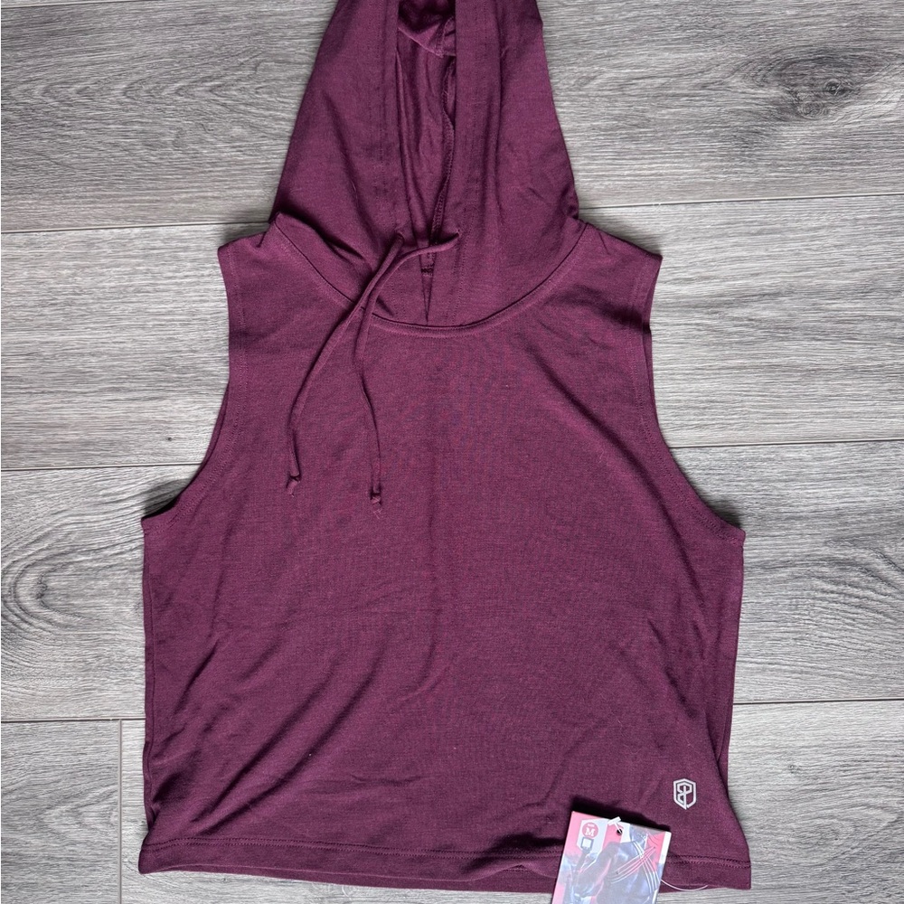 Women's Born Primitive Sleeveless Hooded crop Top